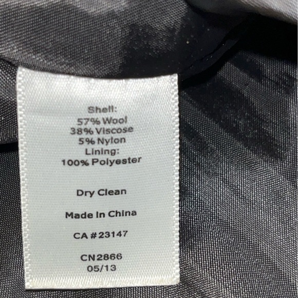 Talbots size 10 pleated wool skirt houndstooth black tan academia preppy mature - Picture 8 of 9